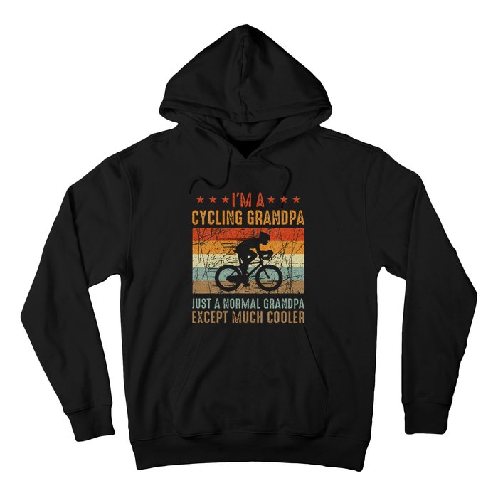 Im A Cycling Grandpa Funny Grandpa Cyclist Gift Hoodie