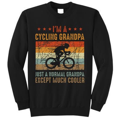 Im A Cycling Grandpa Funny Grandpa Cyclist Gift Sweatshirt