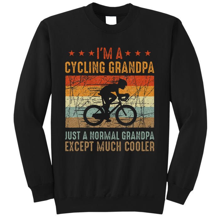 Im A Cycling Grandpa Funny Grandpa Cyclist Gift Sweatshirt