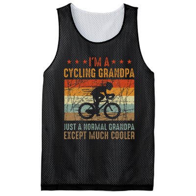 Im A Cycling Grandpa Funny Grandpa Cyclist Gift Mesh Reversible Basketball Jersey Tank