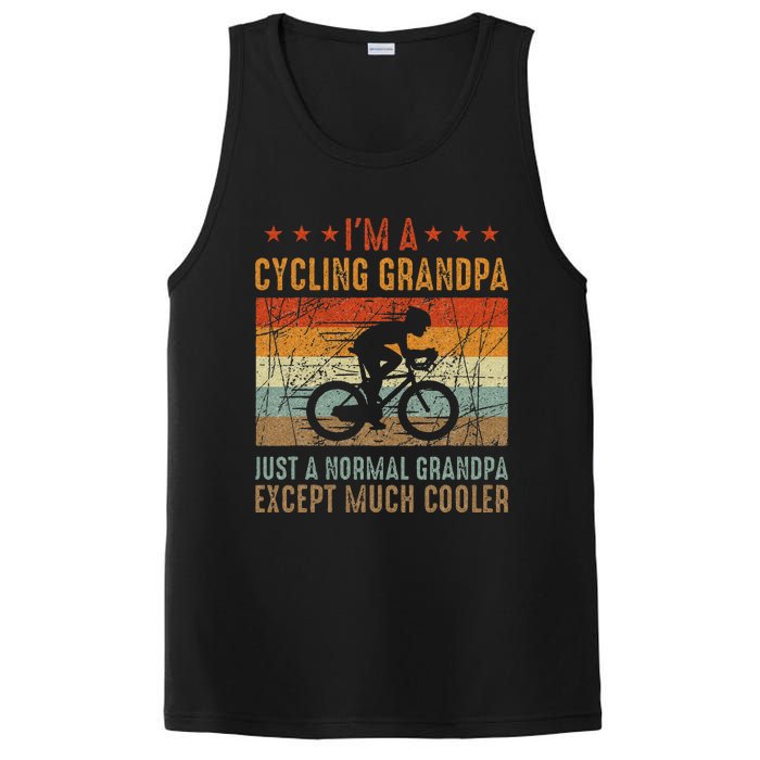 Im A Cycling Grandpa Funny Grandpa Cyclist Gift PosiCharge Competitor Tank