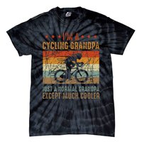 Im A Cycling Grandpa Funny Grandpa Cyclist Gift Tie-Dye T-Shirt