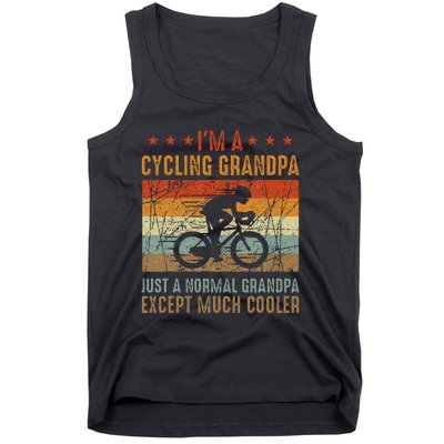 Im A Cycling Grandpa Funny Grandpa Cyclist Gift Tank Top