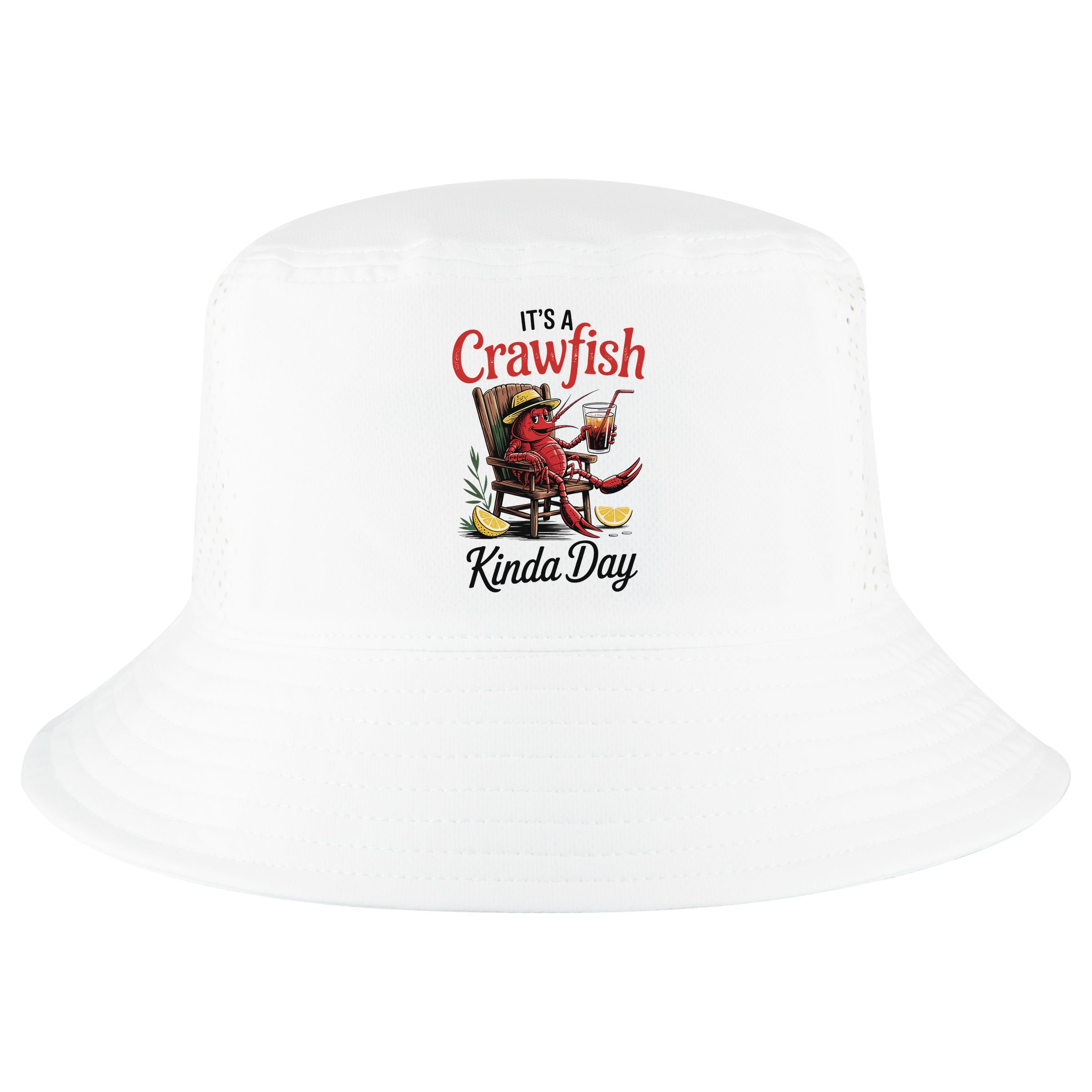 It's A Crawfish Kinda Day Crawfish Funny Louisiana Seafood Cool Comfort Performance Bucket Hat