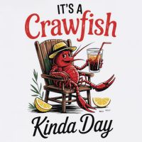 It's A Crawfish Kinda Day Crawfish Funny Louisiana Seafood Bucket Hat
