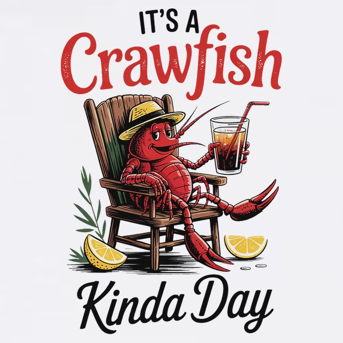 It's A Crawfish Kinda Day Crawfish Funny Louisiana Seafood Bucket Hat