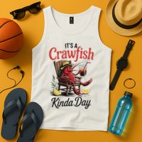 It's A Crawfish Kinda Day Crawfish Funny Louisiana Seafood Tank Top