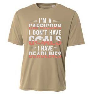 IM A Capricorn I Don’T Have Goals I Have Deadlines Cooling Performance Crew T-Shirt