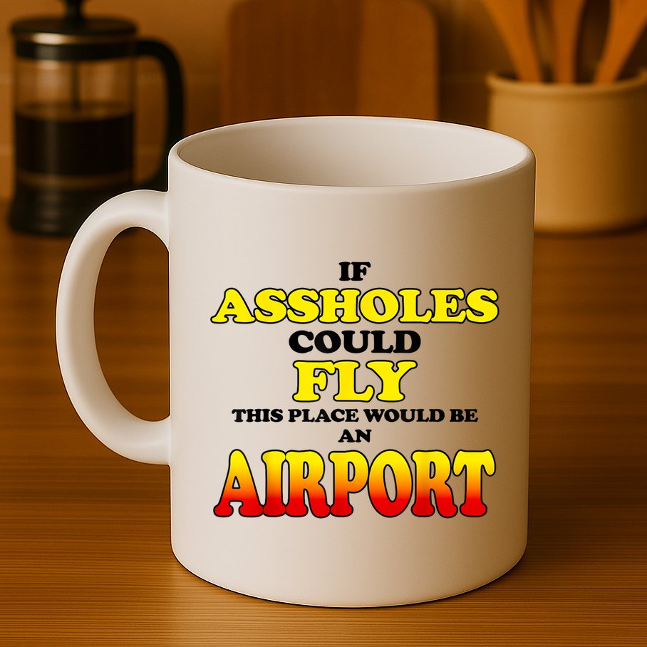 If Assholes Could Fly This Place Would Be An Airport Mug