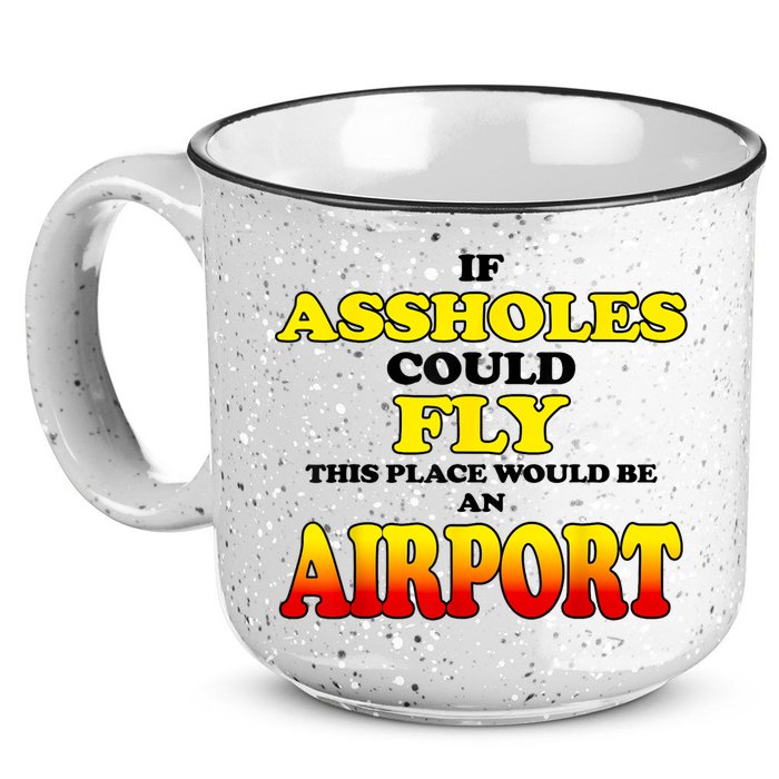 If Assholes Could Fly This Place Would Be An Airport 15oz Campfire Ceramic Mug