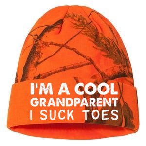 I’m A Cool Grandparent I Suck Toes Kati Licensed 12" Camo Beanie