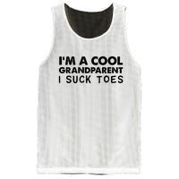 I’m A Cool Grandparent I Suck Toes Mesh Reversible Basketball Jersey Tank