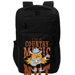 I'm A Country Music Nut Funny Impact Tech Backpack