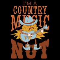 I'm A Country Music Nut Funny Drawstring Bag