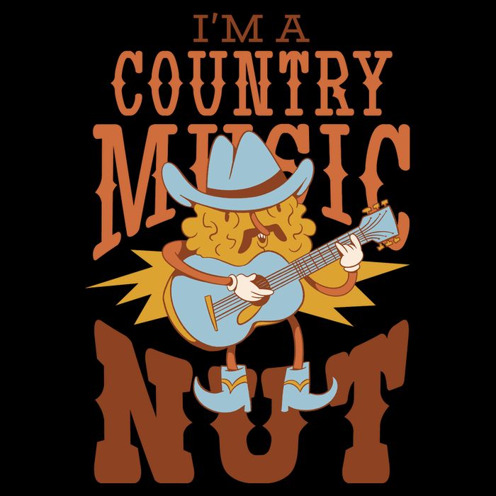 I'm A Country Music Nut Funny Drawstring Bag