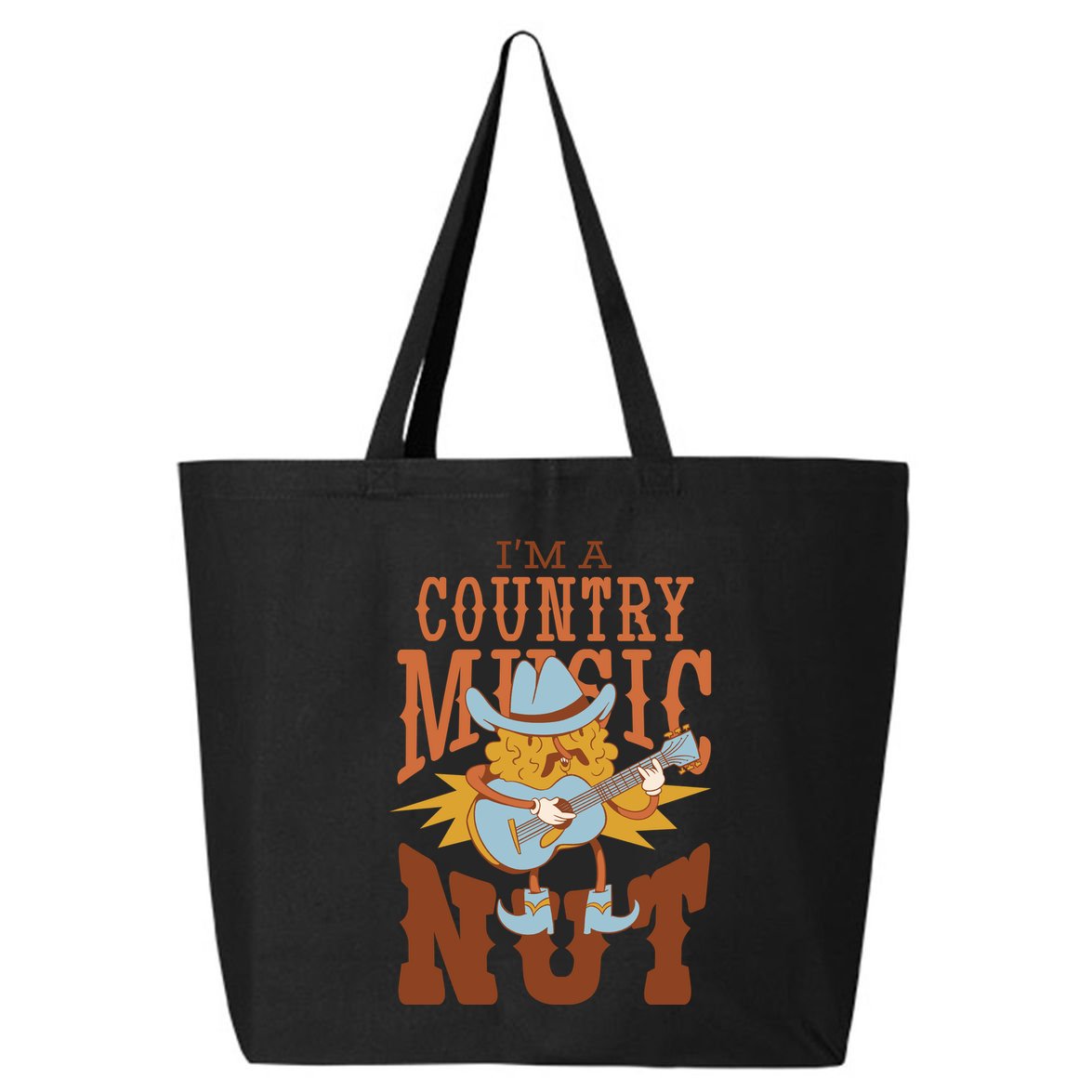 I'm A Country Music Nut Funny 25L Jumbo Tote