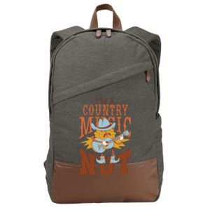 I'm A Country Music Nut Funny Cotton Canvas Backpack