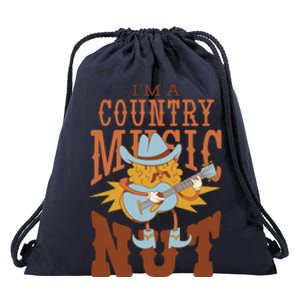 I'm A Country Music Nut Funny Drawstring Bag