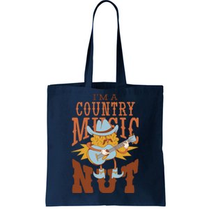 I'm A Country Music Nut Funny Tote Bag