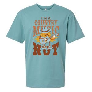 I'm A Country Music Nut Funny Sueded Cloud Jersey T-Shirt