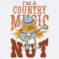 I'm A Country Music Nut Funny Garment-Dyed Heavyweight T-Shirt