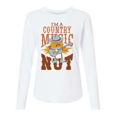 I'm A Country Music Nut Funny Womens Cotton Relaxed Long Sleeve T-Shirt