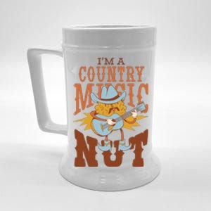 I'm A Country Music Nut Funny Beer Stein