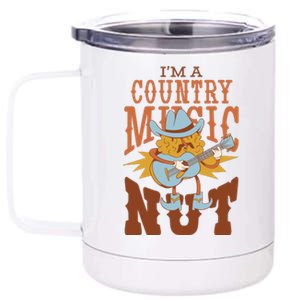 I'm A Country Music Nut Funny 12 oz Stainless Steel Tumbler Cup