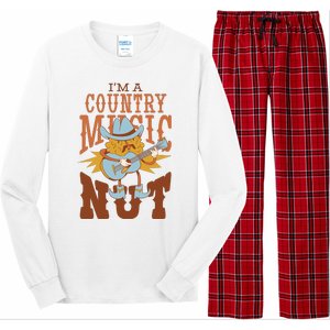 I'm A Country Music Nut Funny Long Sleeve Pajama Set