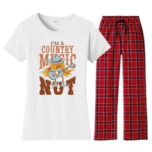 I'm A Country Music Nut Funny Women's Flannel Pajama Set