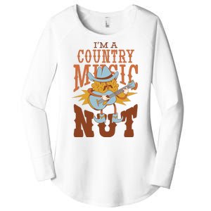 I'm A Country Music Nut Funny Women's Perfect Tri Tunic Long Sleeve Shirt