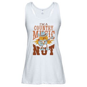 I'm A Country Music Nut Funny Ladies Essential Flowy Tank