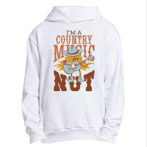 I'm A Country Music Nut Funny Urban Pullover Hoodie