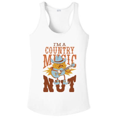 I'm A Country Music Nut Funny Ladies PosiCharge Competitor Racerback Tank