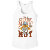 I'm A Country Music Nut Funny Ladies PosiCharge Competitor Racerback Tank