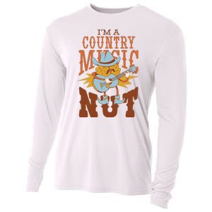 I'm A Country Music Nut Funny Cooling Performance Long Sleeve Crew