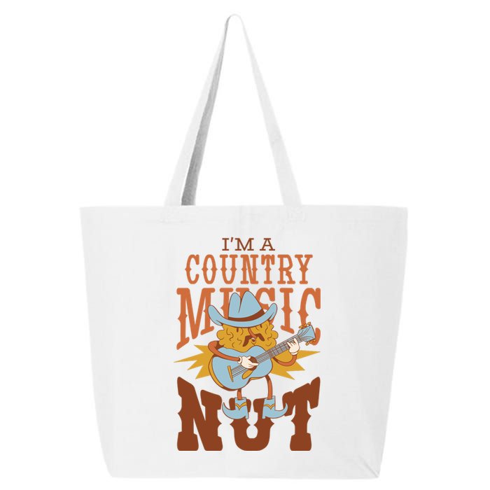 I'm A Country Music Nut Funny 25L Jumbo Tote