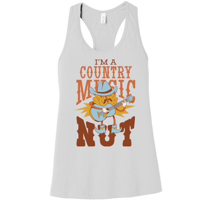 I'm A Country Music Nut Funny Women's Racerback Tank