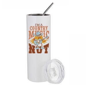 I'm A Country Music Nut Funny Stainless Steel Tumbler