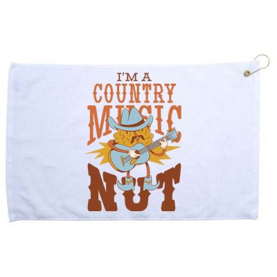 I'm A Country Music Nut Funny Grommeted Golf Towel