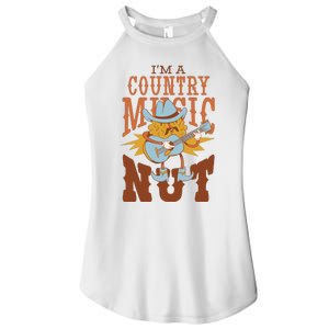 I'm A Country Music Nut Funny Women's Perfect Tri Rocker Tank