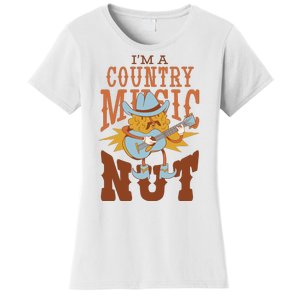 I'm A Country Music Nut Funny Women's T-Shirt