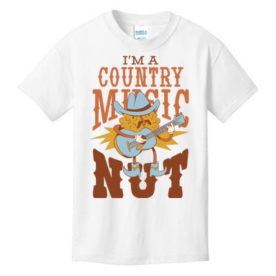 I'm A Country Music Nut Funny Kids T-Shirt