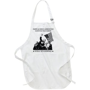 Impeached Arrested Convicted Shot Still Standing Full-Length Apron With Pockets