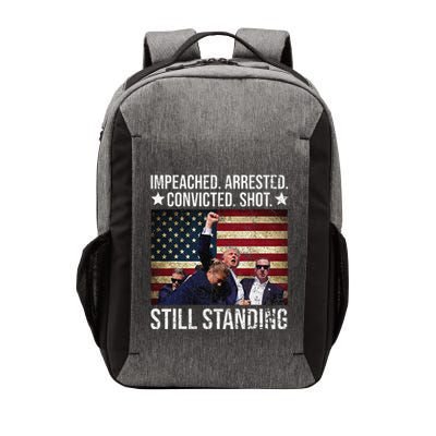 Impeached Arrested Convicted Shot Still Standing Vector Backpack