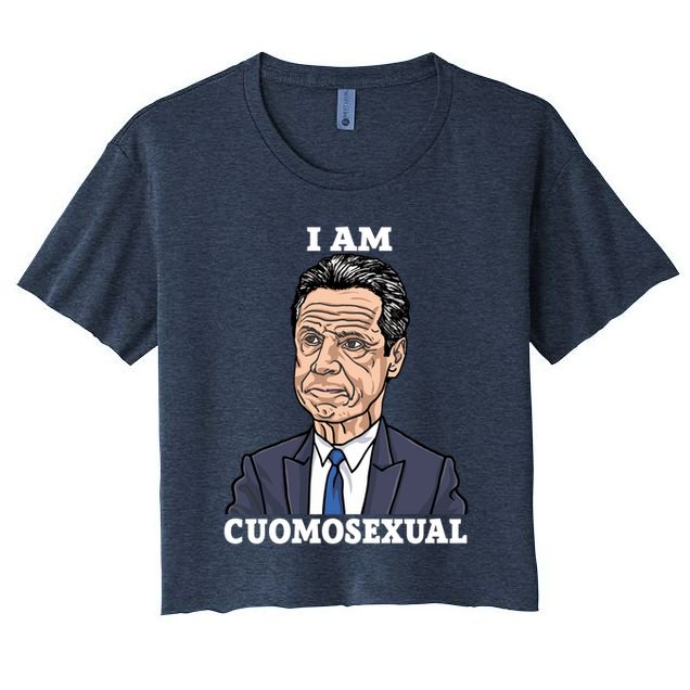 I Am Cumosexual Funny Anti Andrew Cuomo Crop Top
