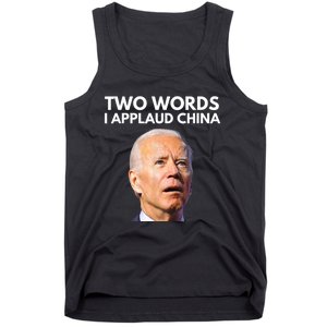 I Applaud China Funny Anti Joe Biden Saying Canada Tee Tank Top