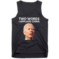 I Applaud China Funny Anti Joe Biden Saying Canada Tee Tank Top