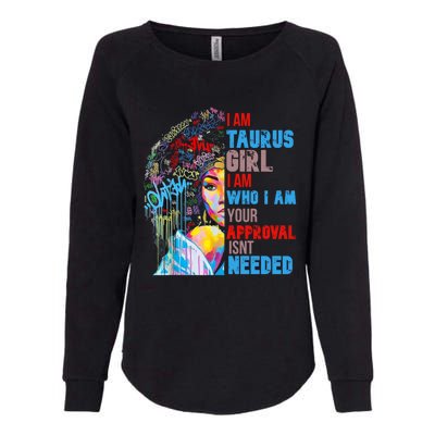 I Am Cute Taurus Black Afro Queen African Gift Womens California Wash Sweatshirt