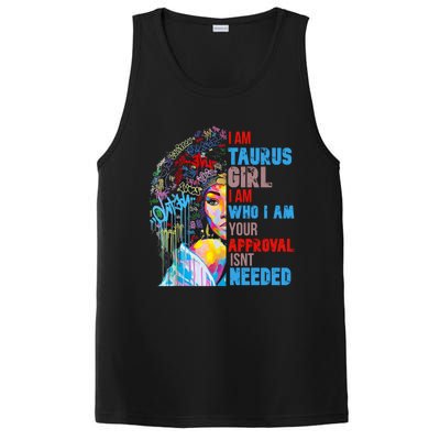 I Am Cute Taurus Black Afro Queen African Gift PosiCharge Competitor Tank